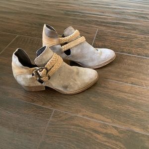 Suede ankle boots